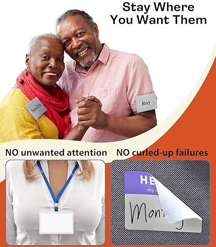 Miniatura 8 de Paquete de 3 soportes magnéticos para estudiantes de aula, trabajadores de oficina, insignias de identificación fuertes reutilizables con respaldo