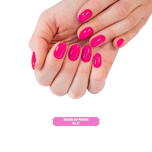 Miniatura 6 de OneDor - Polvo para uñas, polvo para inmersión de uñas, sistema de pigmentos de color acrílico, 1 onza, 33