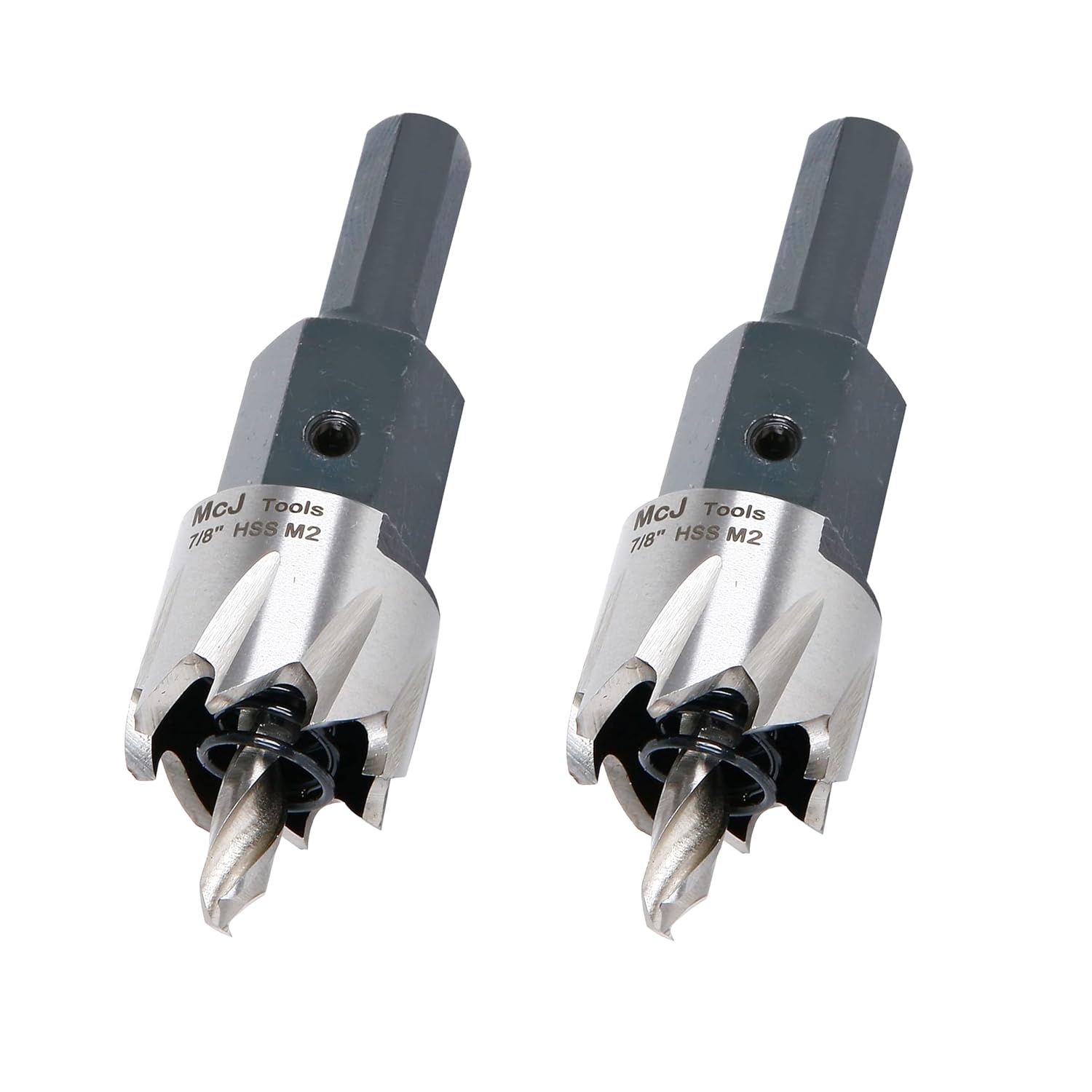 7/8 Inch HSS M2 Drill Bit Hole Saw for Metal, Steel, Iron, Alloy, Ideal for Electricians, Plumbers, DIYs, Metal Professionals 2 Pack
