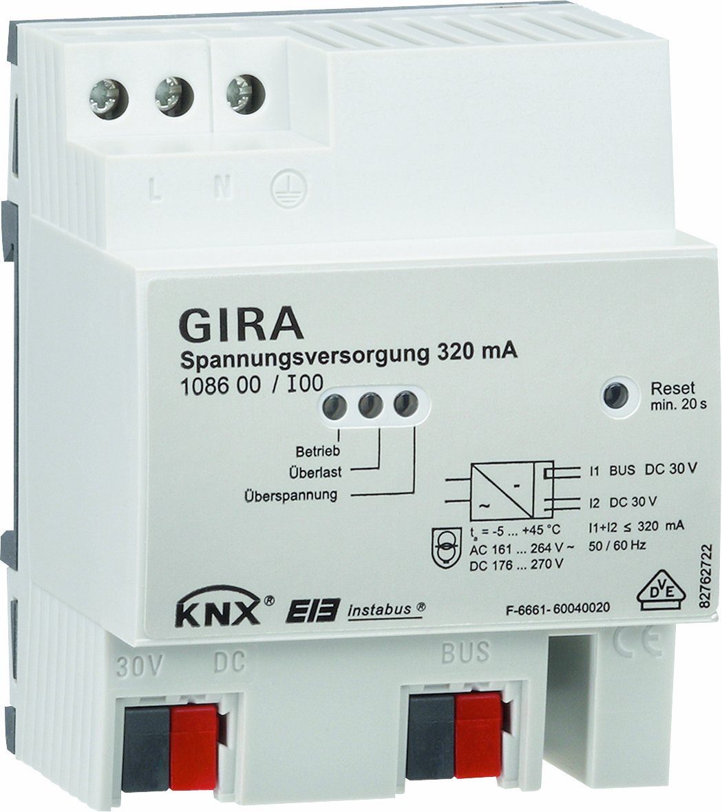 Gira 108600 Power Supply 320 Ma With Drossel Knx Eib | Desertcart Barbados