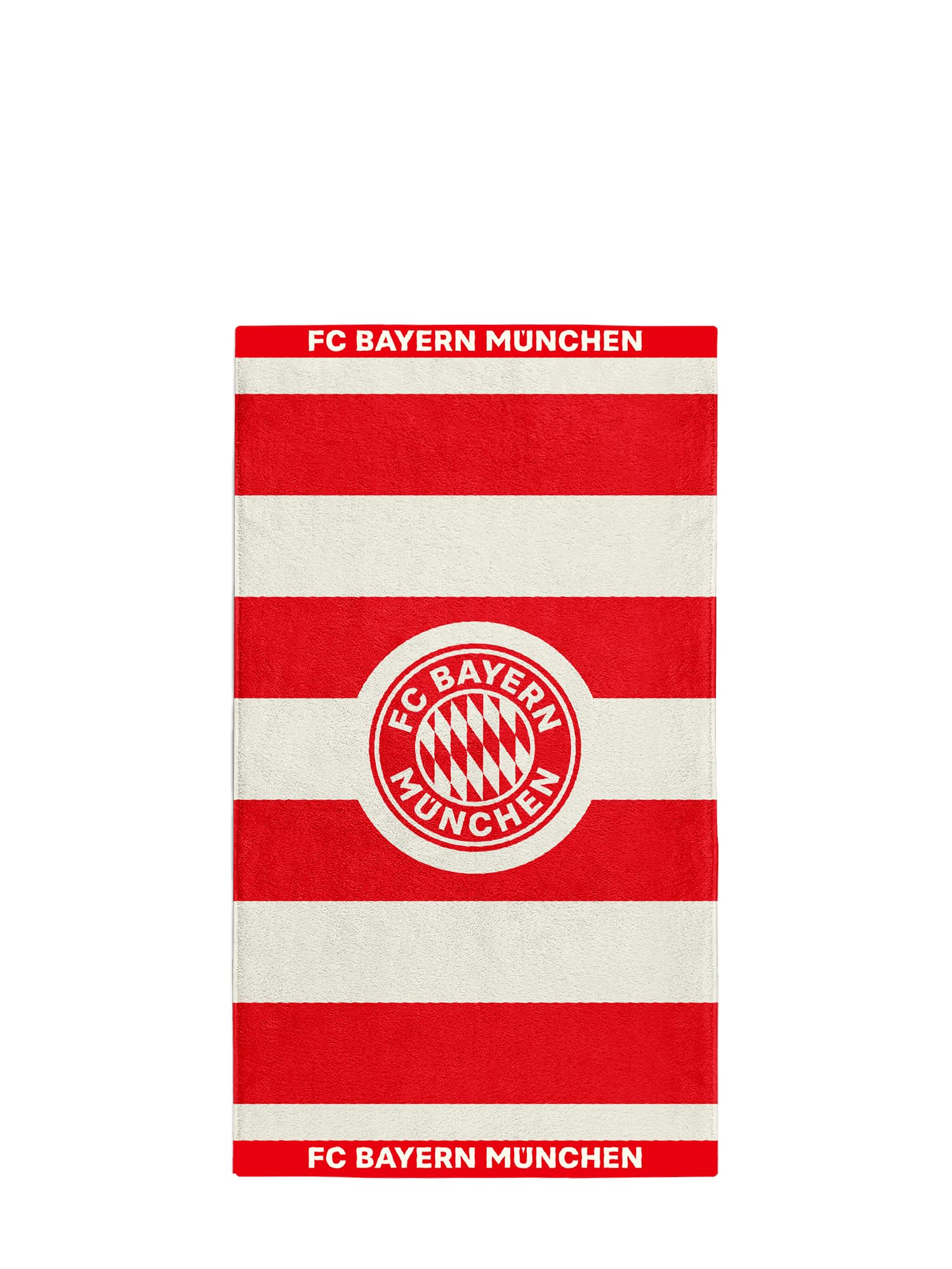 Toalla de baño FC Bayern München 100x50 cm Rojo y Blanco