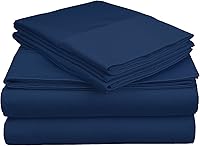 Vista 21 de Superior Juego de sábanas de algodón egipcio de 4 piezas, 700 hilos, ecológicas, sábanas sostenibles, básicos ultrasuaves, sólido, sábana bajera