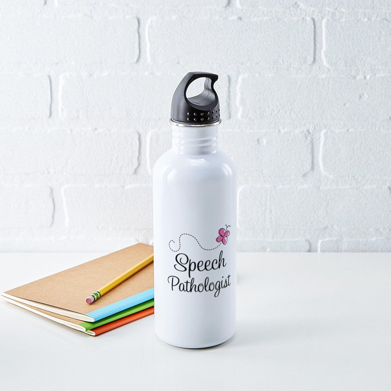 CafePress Speech Pathologist But Stainless Water Bottle 1 1.0L (34 oz) Stainless Steel Water Bottle