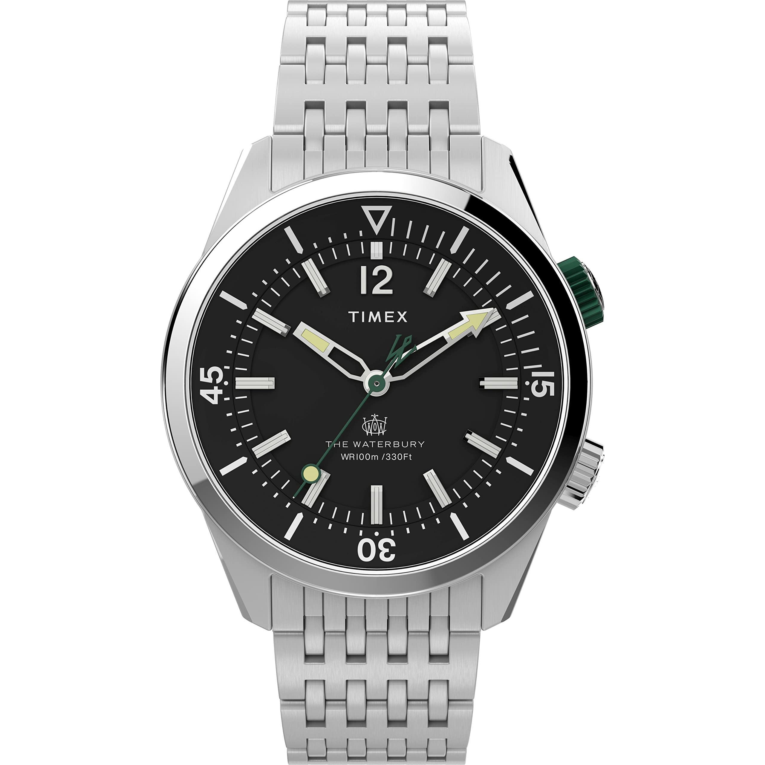 Timex Reloj Analógico para Hombres de Cuarzo con Correa en Acero Inoxidable TW2V49700