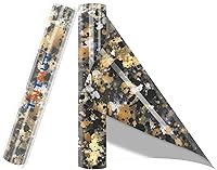 Vista 23 de Tintnut Splash Rollo de vinilo de transferencia de calor, 12 pulgadas x 5 pies, tinta de acuarela multicolor con estampado de tinta HTV