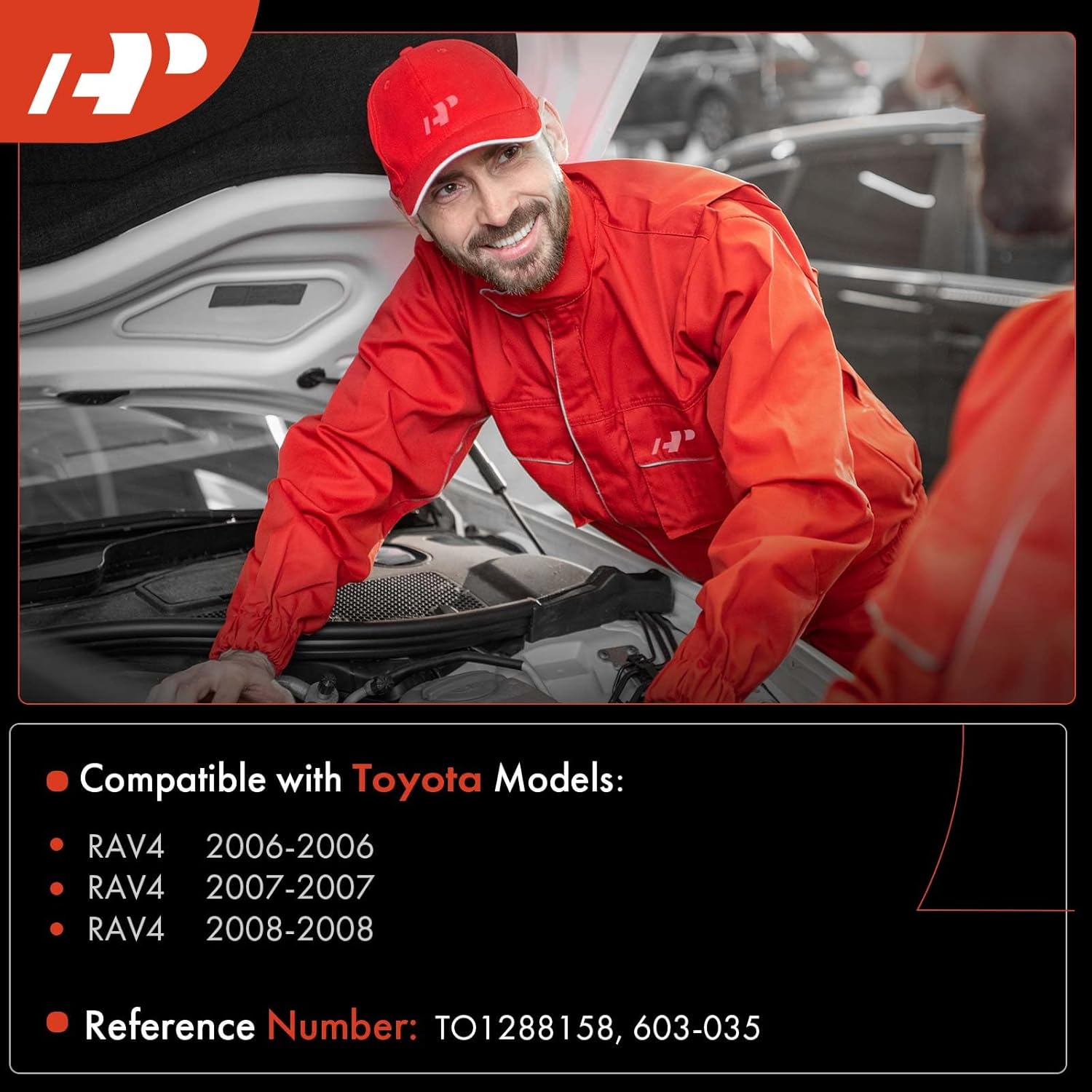 A-Premium Windshield Washer Reservoir Compatible with Select Toyota Models - RAV4 2006 2007 2008, with (Cap/Washer Pump/Hose/Filler Neck/Bracket)