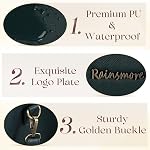 RAINSMORE Sacs pour ordinateur portable pour femmes 15.6 1 cm PU Sac en cuir de travail de fourre-tout pour femmes Sac informatique Etanche mallette Professional