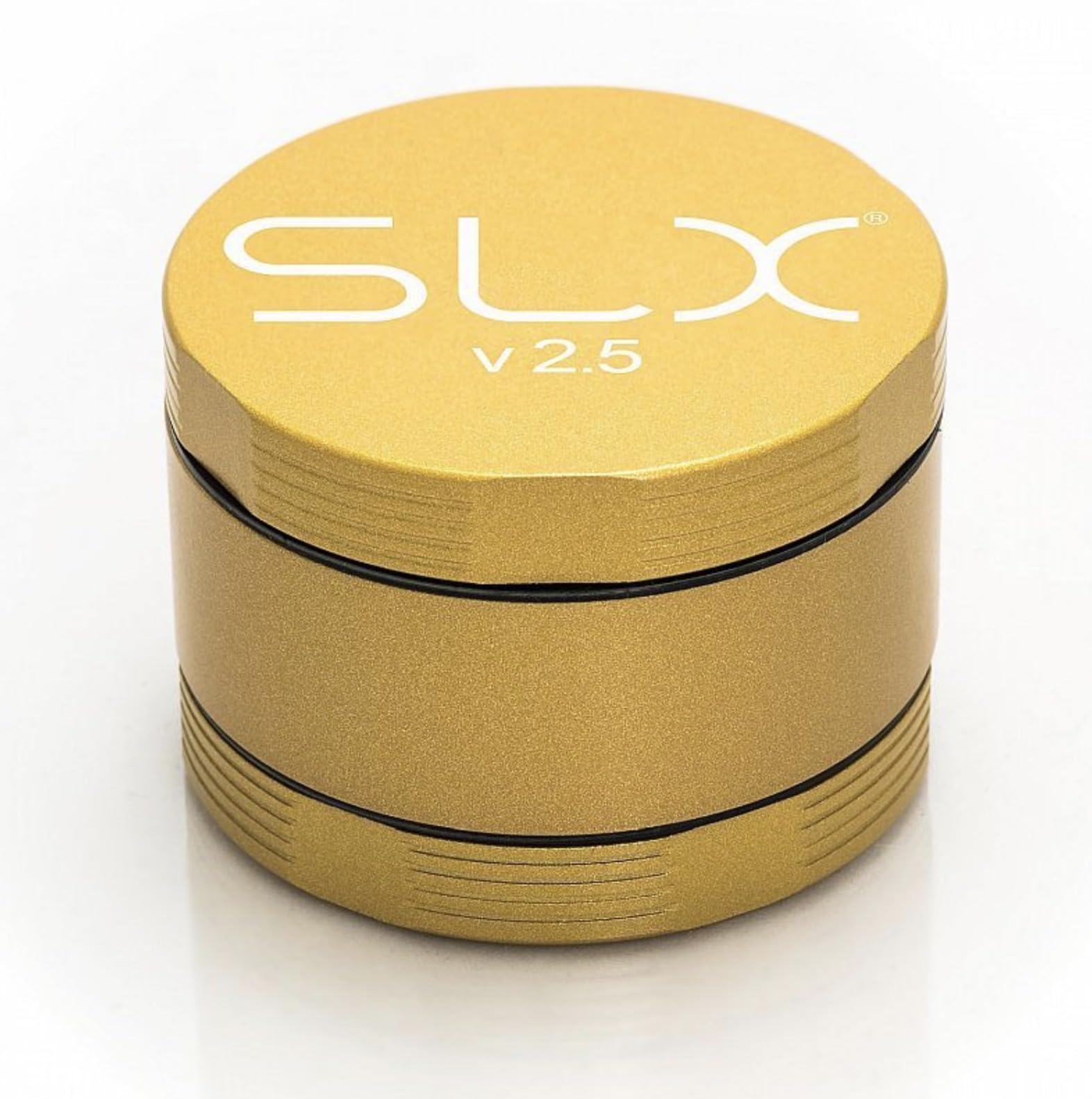 Grinder Alluminio Aerospaziale di alta precisione Antiaderente 50 mm Yellow Gold v2.5