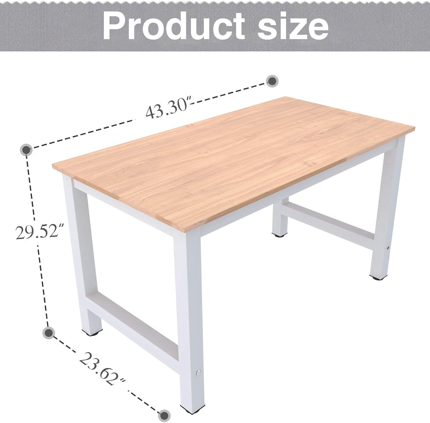 43” Kids Desk PC Laptop Table Study Work-Station Home Office Furniture Wood for Kids