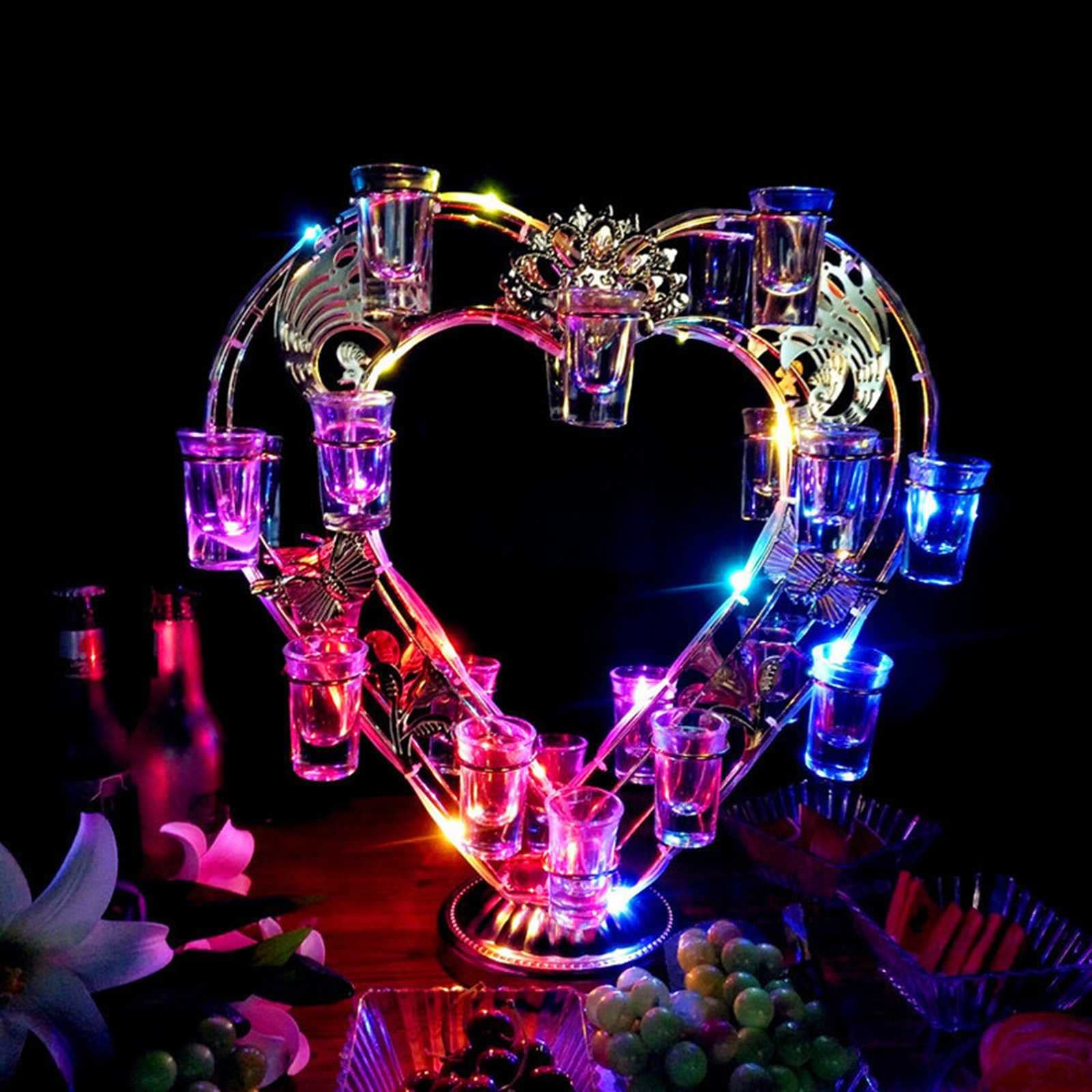 LED酒ボトルの表示棚酒棚バー用の器物展示スタンドアイスワインラックカクテルグラスの棚カラフルなLEDライトスタンド鉄の工芸錦安定したベースガラスの Amazon｜LED酒ボトルの表示棚 酒棚 バー用の器物展示スタンド アイス