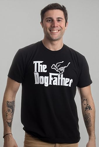 Miniatura 6 de The Dogfather  Divertida camiseta de humor divertido y lindo perro padre dueño mascota perro perro cachorro, Tee - Black