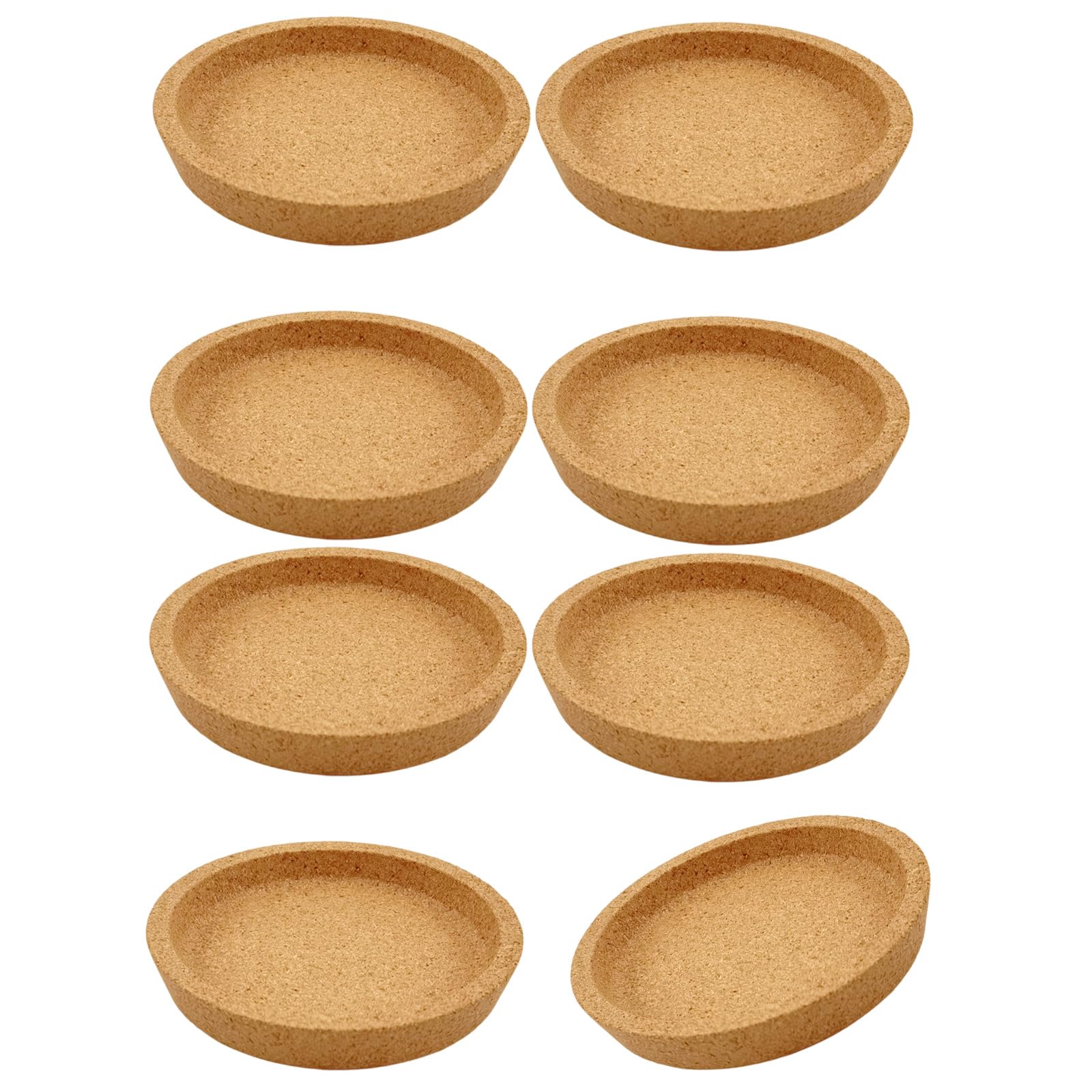 Apglsxy A Cork Cup Coasters With Raised Lip Round Drink Holders For Drink Bsorbent, Coffee Table, Dining Table, Offices Desk Resist Heat Cosater