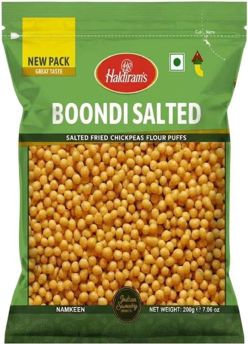 Haldiram's Boondi Salted Fried Chickpeas Flour Puffs 200g