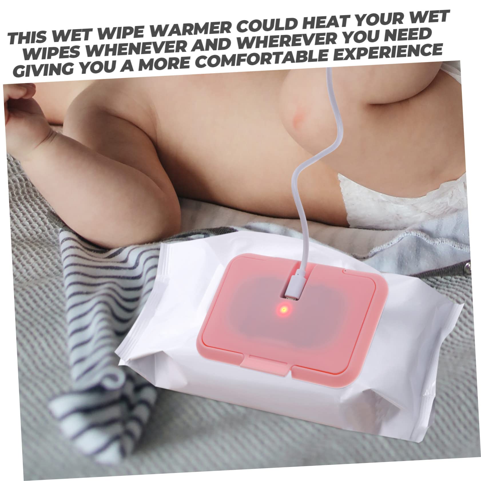 Toyvian 3 Piezas Limpie El Calentador Toallitas Calientes Para Pañuelo Húmedo Portátil Soporte Para Toallitas De Bebe Calentador De Toallitas Húmedas Chica El Plastico Viajar