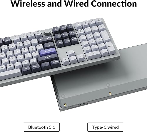 Miniatura 8 de Keychron Q6 Pro Teclado mecánico inalámbrico Bluetooth de aluminio completo para Mac Windows Linux, perilla programable QMKVIA de tamaño completo