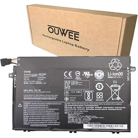 Amazon Com Ouwee L17c3p51 Laptop Battery Compatible With Lenovo Thinkpad E14 E15 E480 E485 E495 E580 E585 E490 E590 E595 Series Sb10k97609 01av448 L17m3p52 01av447 L17l3p51 01av445 L17m3p51 01av446 11 1v 45wh Electronics