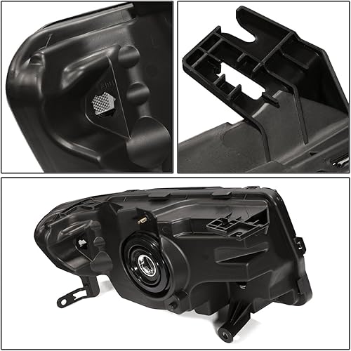 Miniatura 4 de Auto Dynasty Conjunto de faros delanteros compatible con Ford Escape 2008, 2009, 2010, 2011, 2012, repuesto de faros, lado del conductor y del