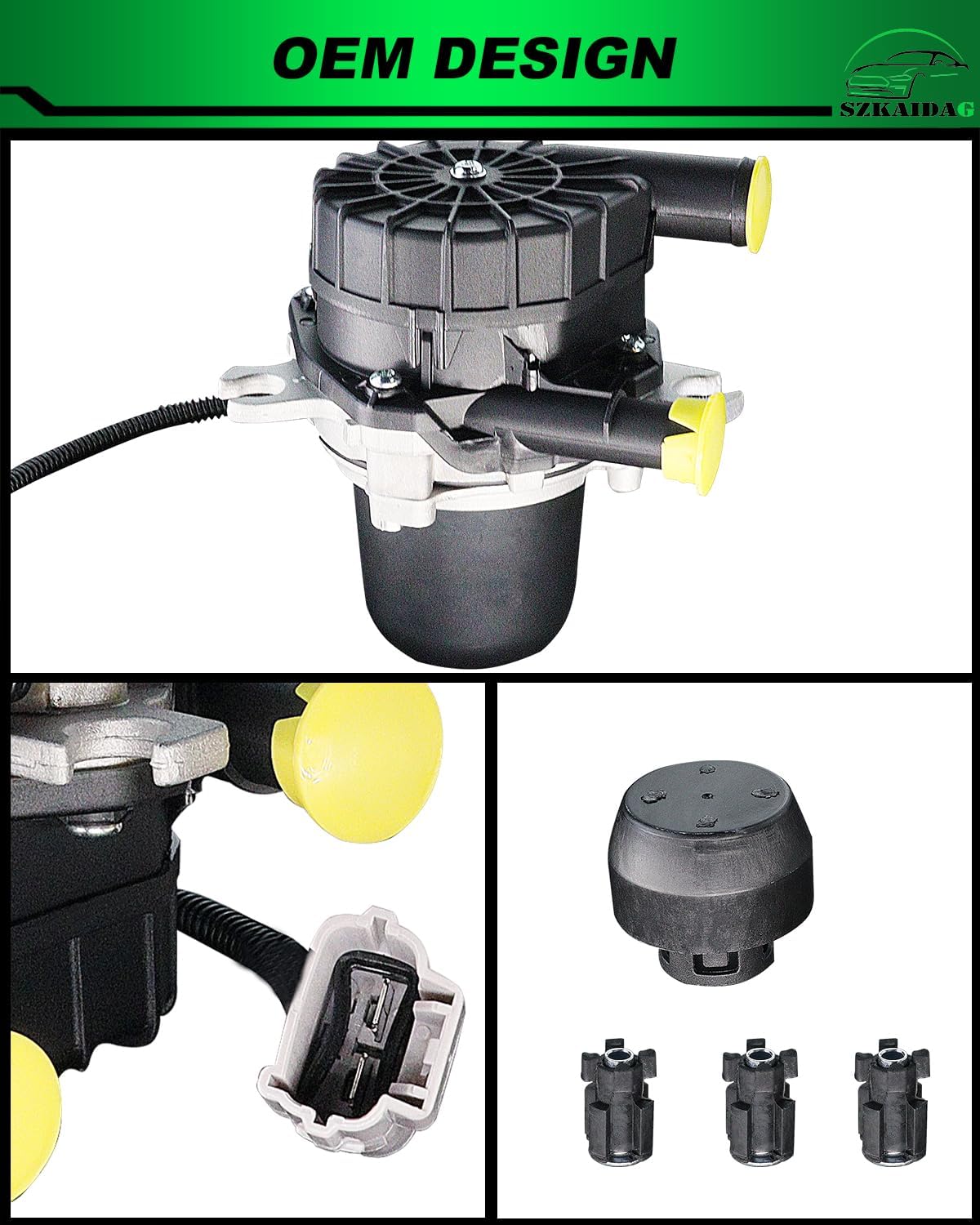 Secondary Air Injection Pump Fits For:-Toyota Tundra 2007-2013, Sequoia 2008-2012, Land Cruiser 2008-2013; For:-Lexus LX570 2008-2013 4.0L 4.6L 4.7L 5.7L 2PCS OE#17610-0S010, 10200231AA