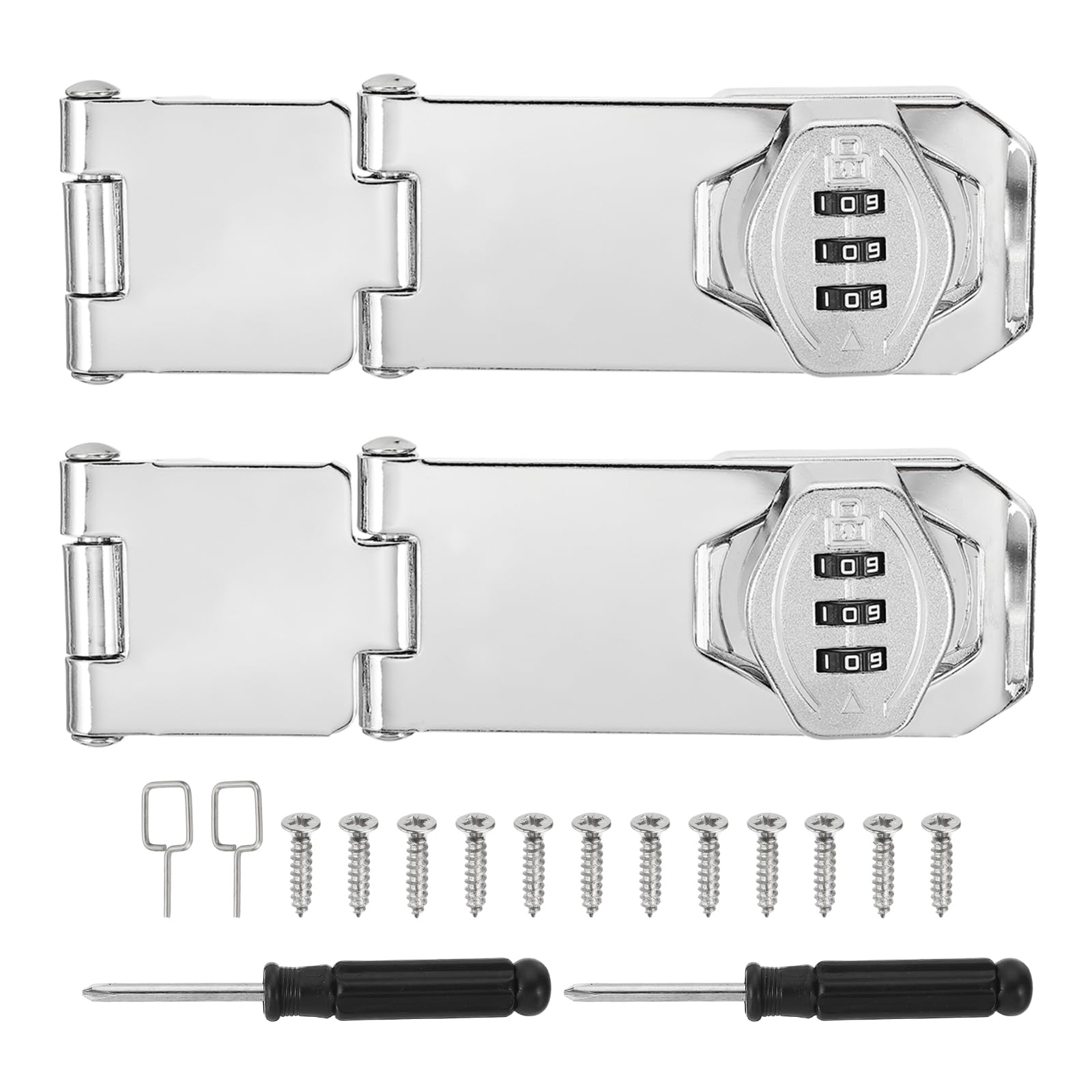 Loquet rotatif à code pour porte de salle de bain et placard de cuisine