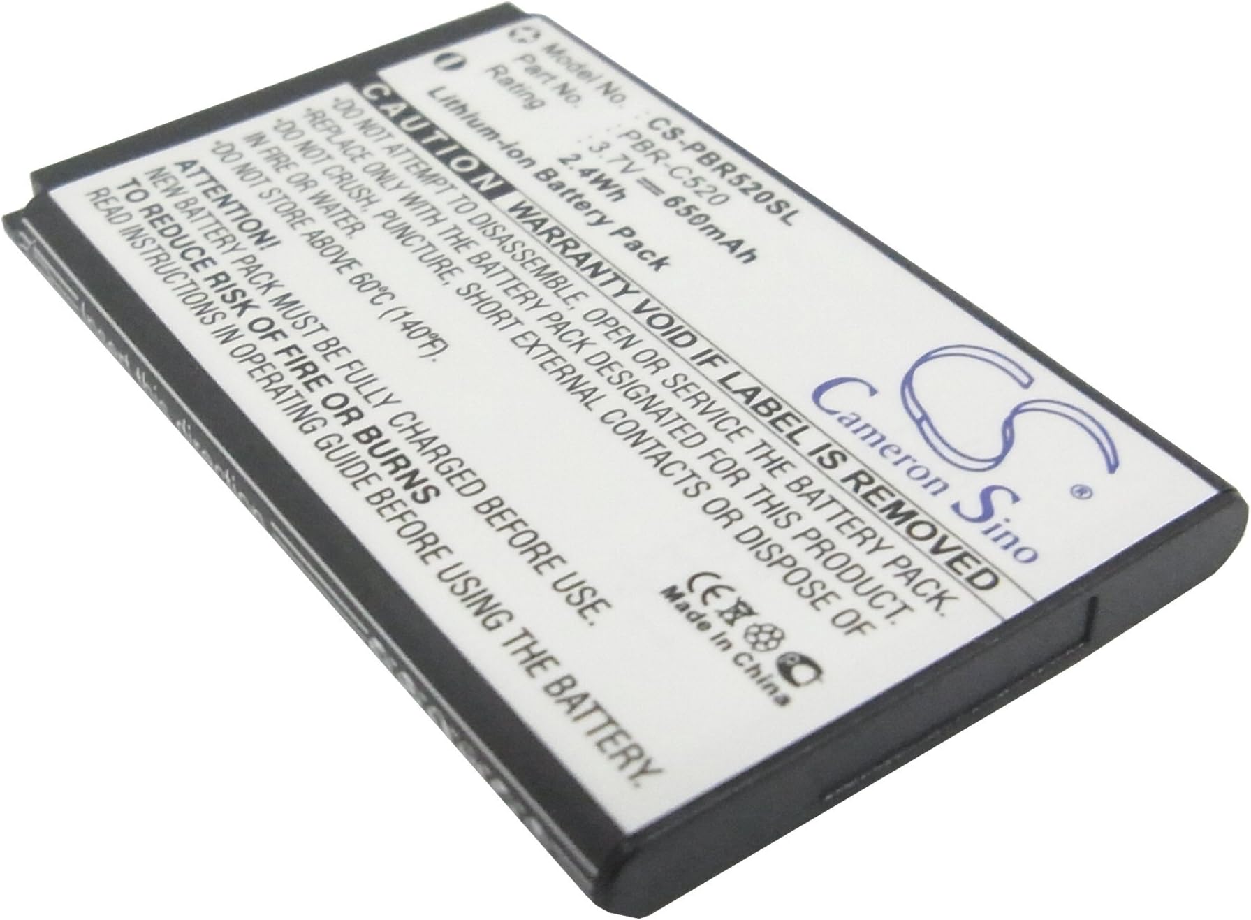 Cameron Sino 650mAh Battery for Audiovox Shuttle, CDM-8964