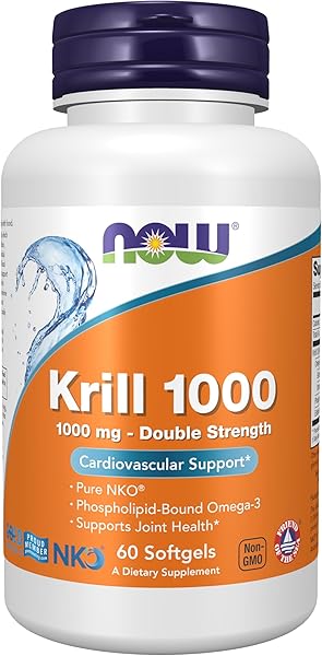 Now Foods Neptune Krill 1000mg 60 Softgels