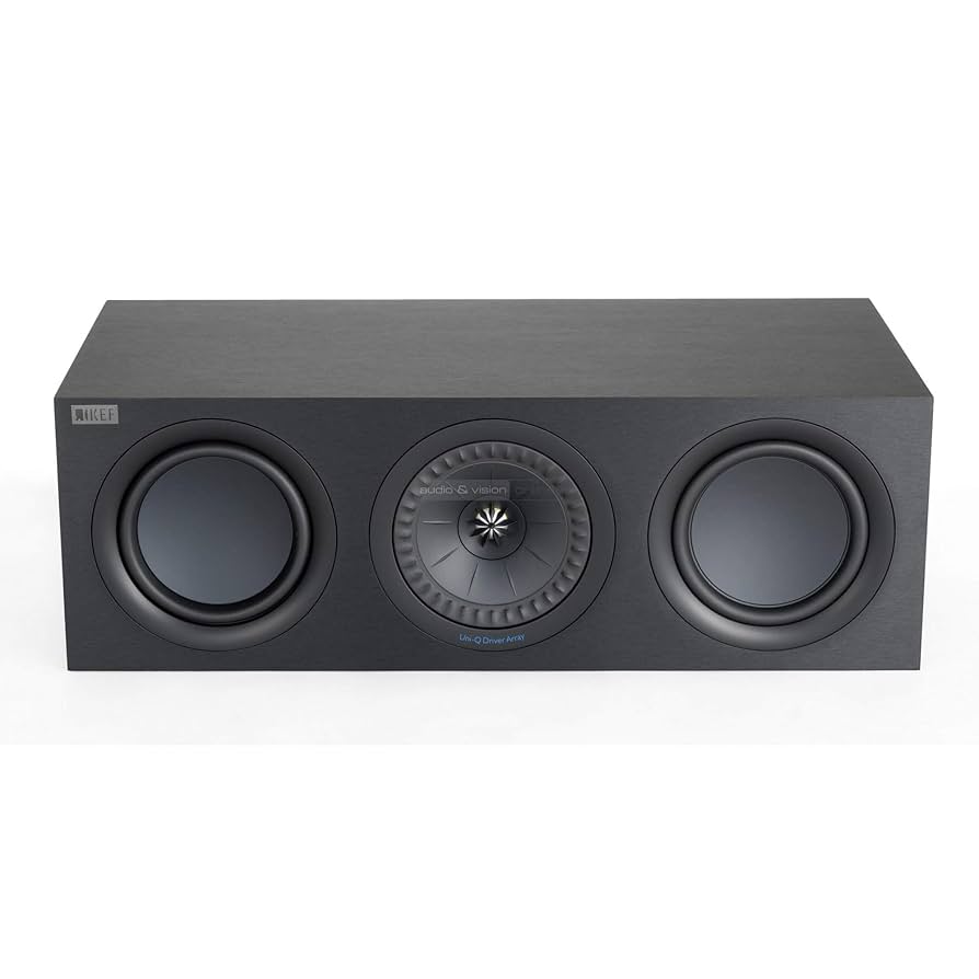 KEF Q650c　センタースピーカー KEF Q650c (Satin Black) Center channel speaker at Crutchfield