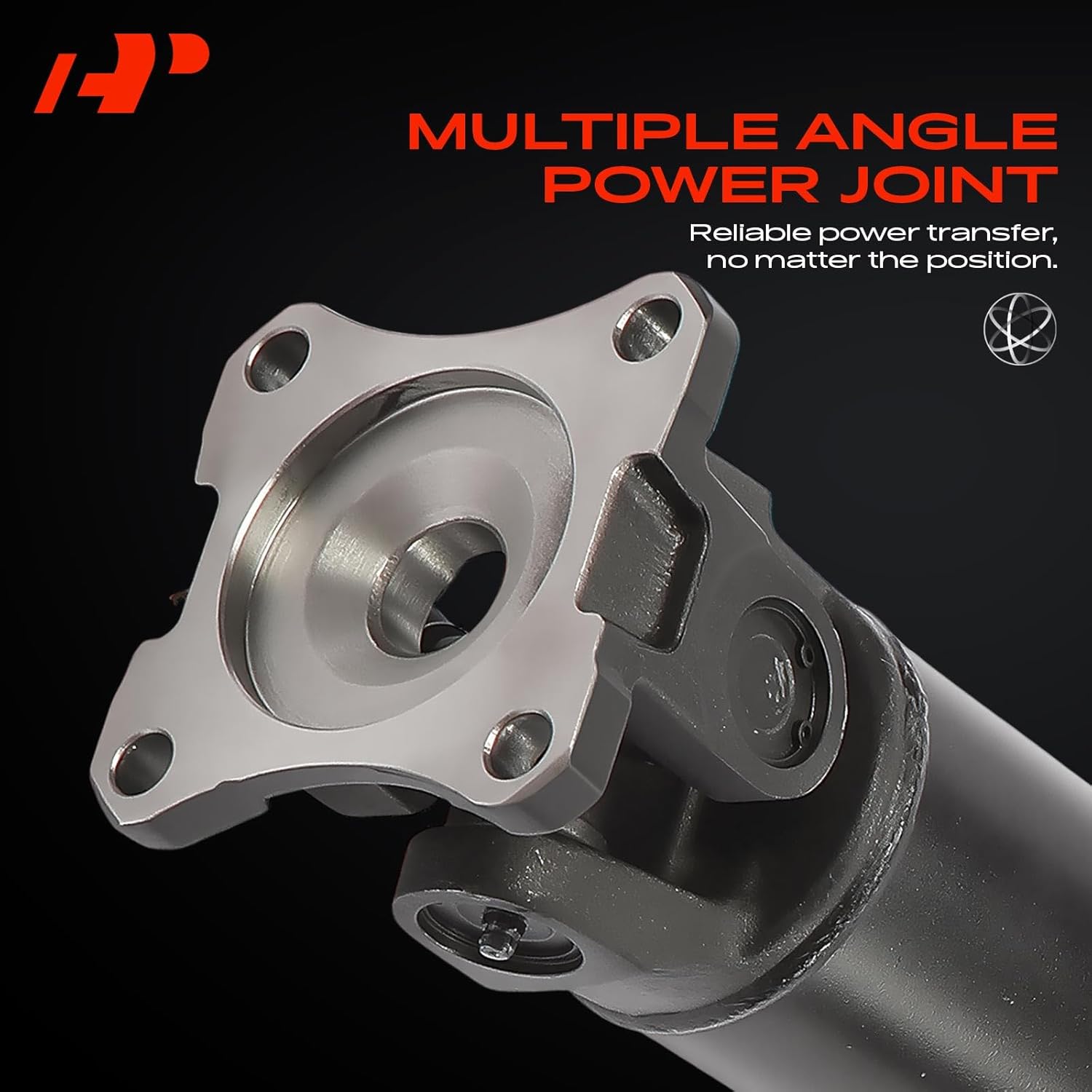 A-Premium Rear Drive Shaft Driveshaft Assembly Compatible with Ford F-350 Super Duty 2002 2003 V8 7.3L, Crew Cab Pickup 4WD Automatic Transmission 156.0 Inch Wheelbase, Complete Prop Shaft