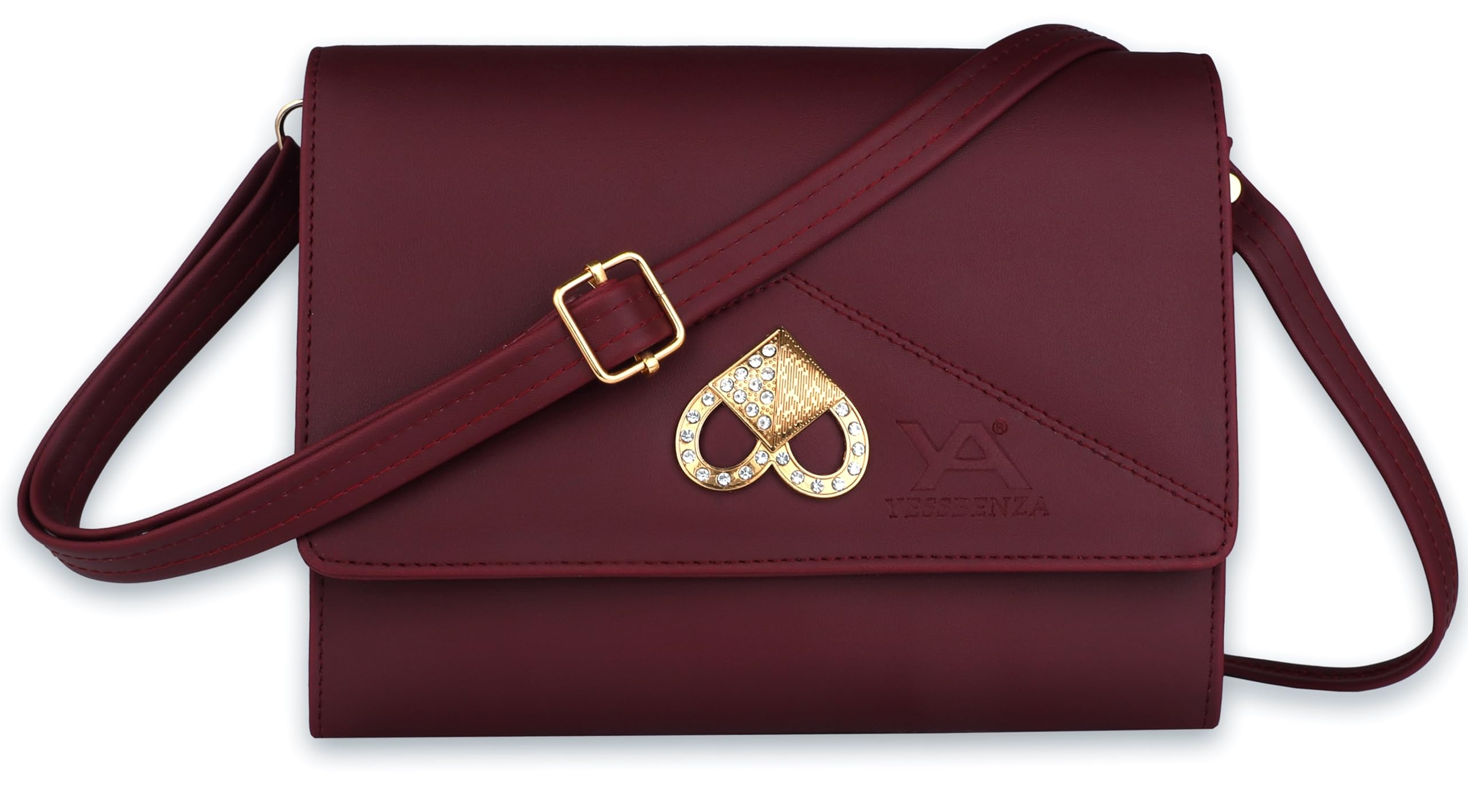 Women's Elegant Heart Fitting Styles Sling Bag Messenger, Office Collage, Side Bags YGFS-SL162-image-4