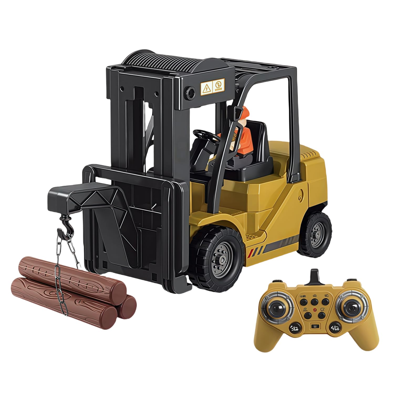 Amazon.co.jp: フォークリフト ラジコンカー 建設車両 おもちゃ