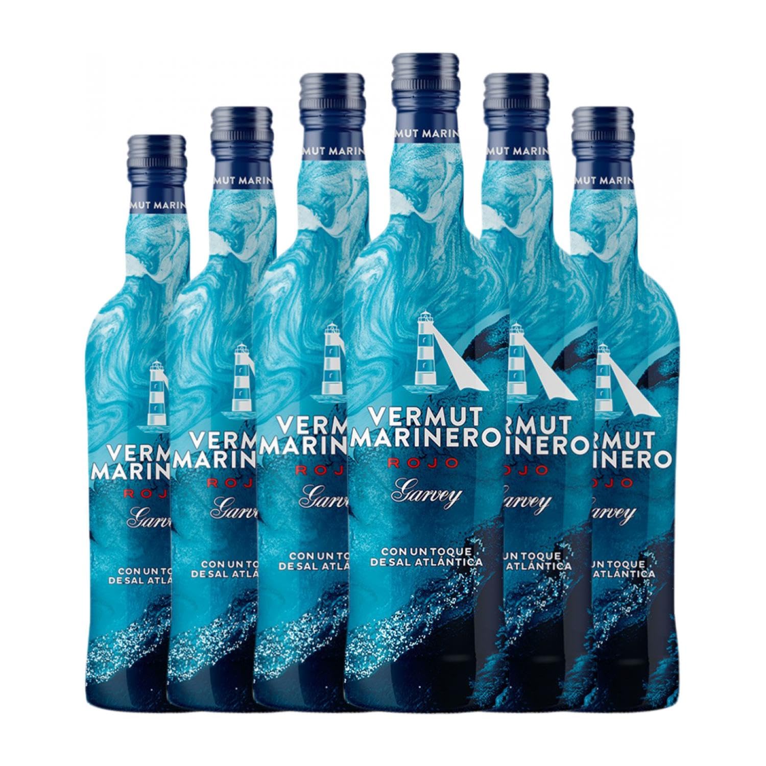 Vermut Pedro Domecq Fundador Marinero Rojo 75 cl (Caja de 6 Botellas de 75 cl)