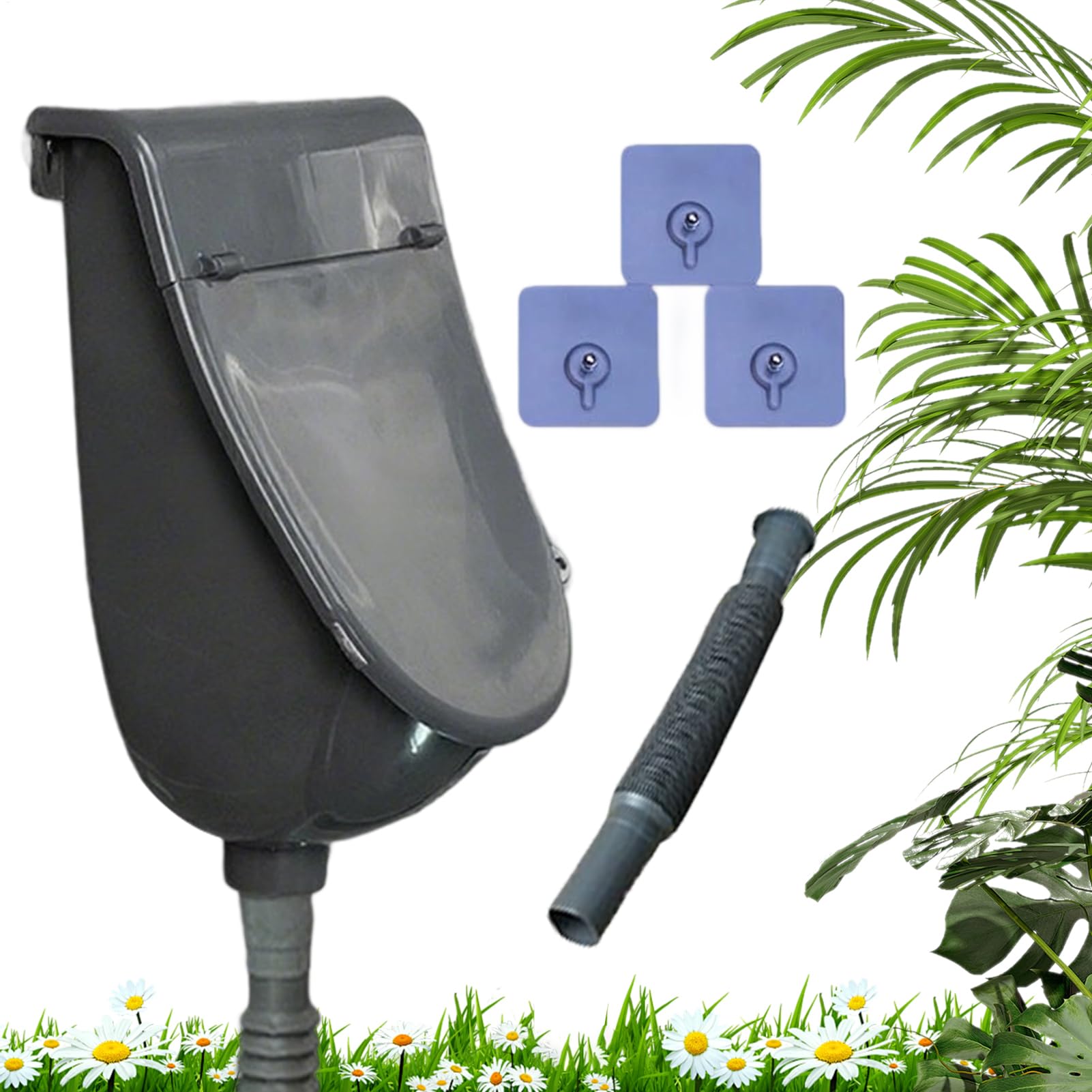 Urinario De Pared Para Niños Accesorios de Baño con Tapa | Urinarios de Pie para Exterior Para Niños Esposos Padres Hogar Autocaravana Dormitorio Camping Jardín Patio Baño Garaje