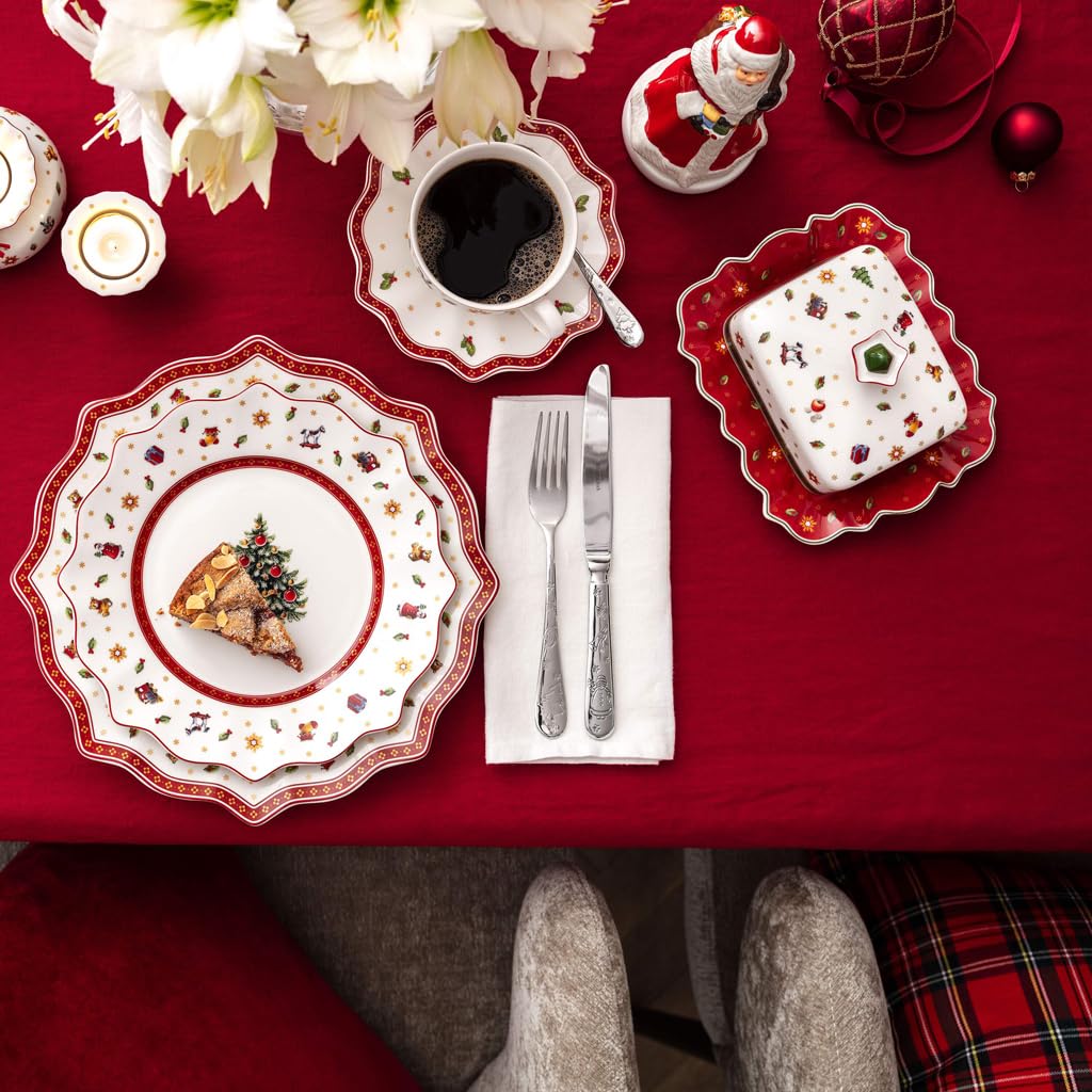 Villeroy & Boch – Toy's Delight Butterdose Bunt, Sammlerstück, Deko Weihnachten Toys, Weihnachtsdekorationen, Butterglocke, Behälter Für Butter, Premium Porcelain