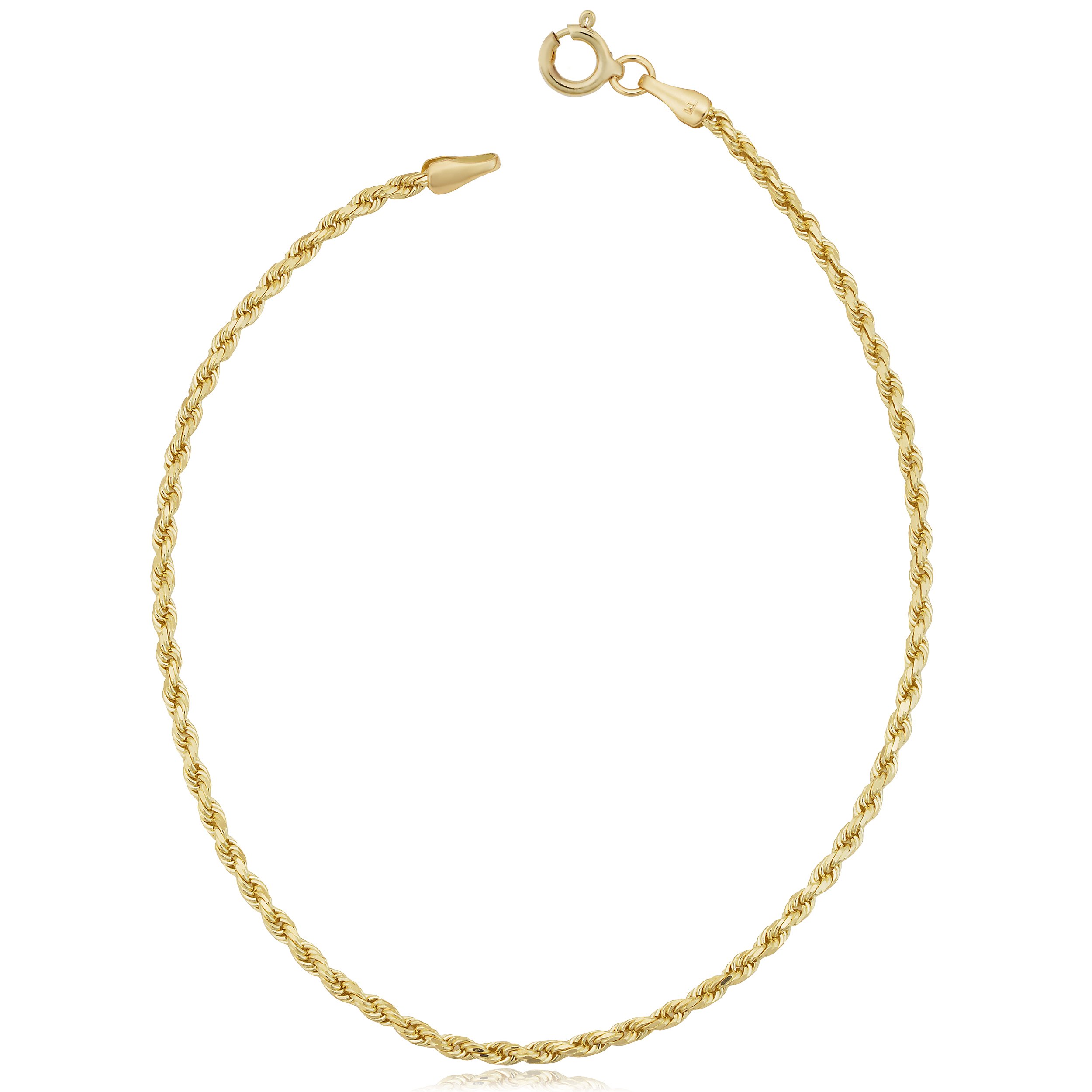 Kooljewelry Rope Chain Bracelet