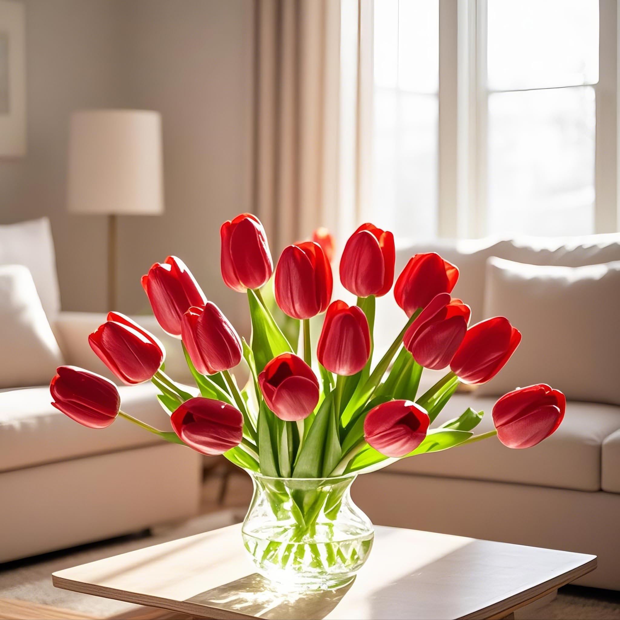 15 Tulipani Artificiali In Seta – Steli Per Bouquet Fai Da Te, Decorazione Realistica Per Matrimoni E Casa