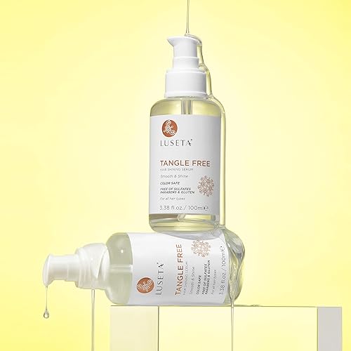 Miniatura 8 de Luseta - Aceite de suero de rutina sin enredos para mujeres y hombres, desenredante con queratina y aceite de argán, color seguro para cabello
