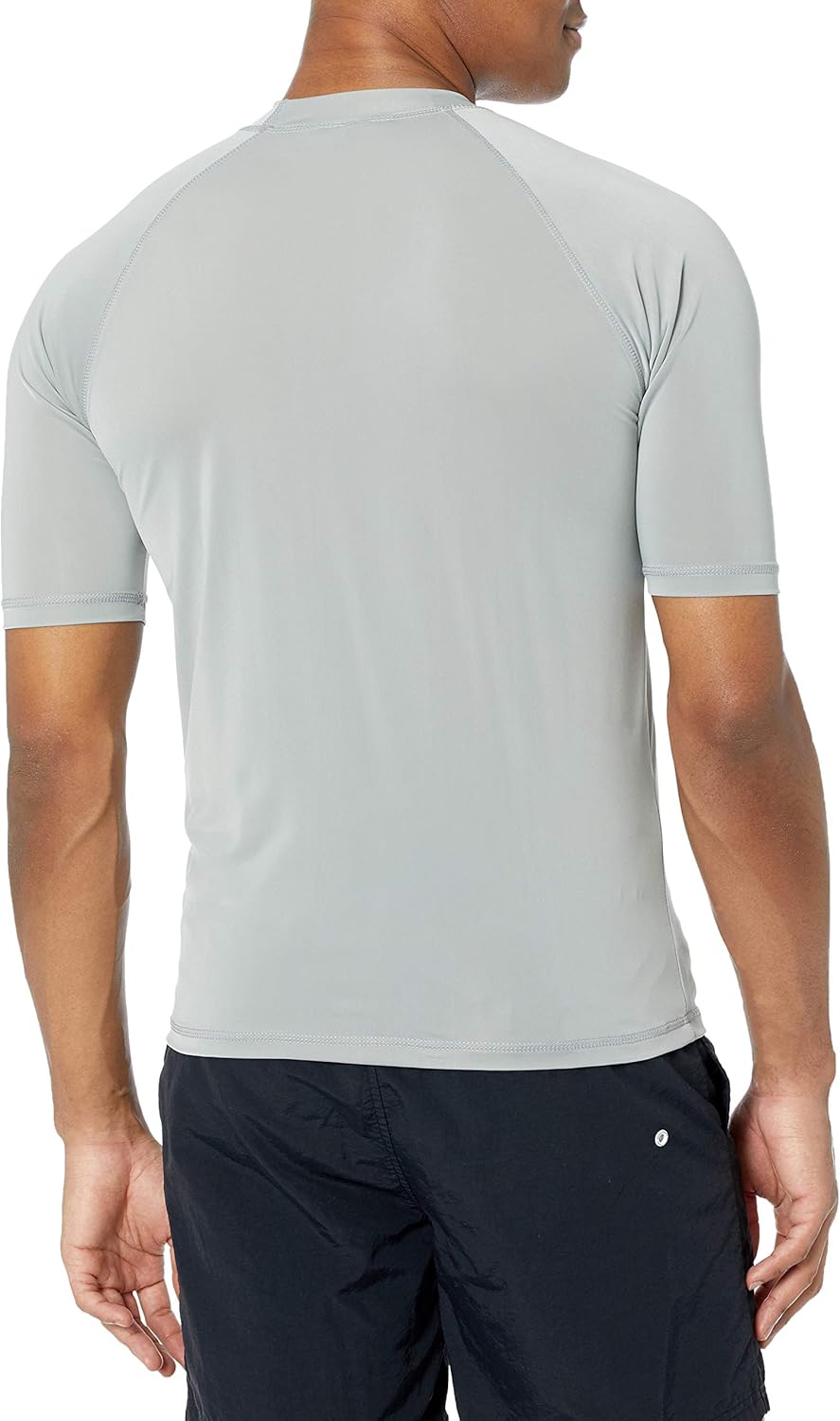 Kanu Surf Mens Mercury UPF 50+ Short Sleeve Sun Protective Rashguard Swim Shirt