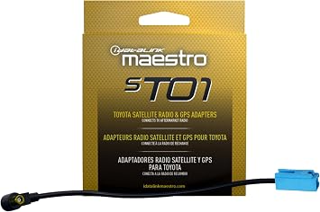 Idatalink Maestro Compatible with Toyota Vehicles - Acc-SAT-TO1 Satellite Radio Antenna & GPS Adapter sTO1