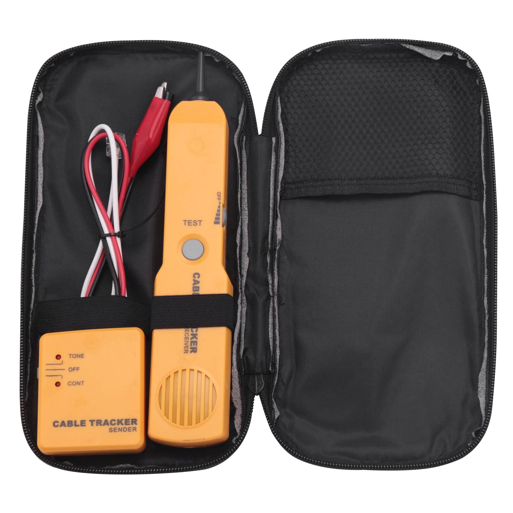 Cable Finder Tone Generator Probe Wire Network Tracer Kit, yellow