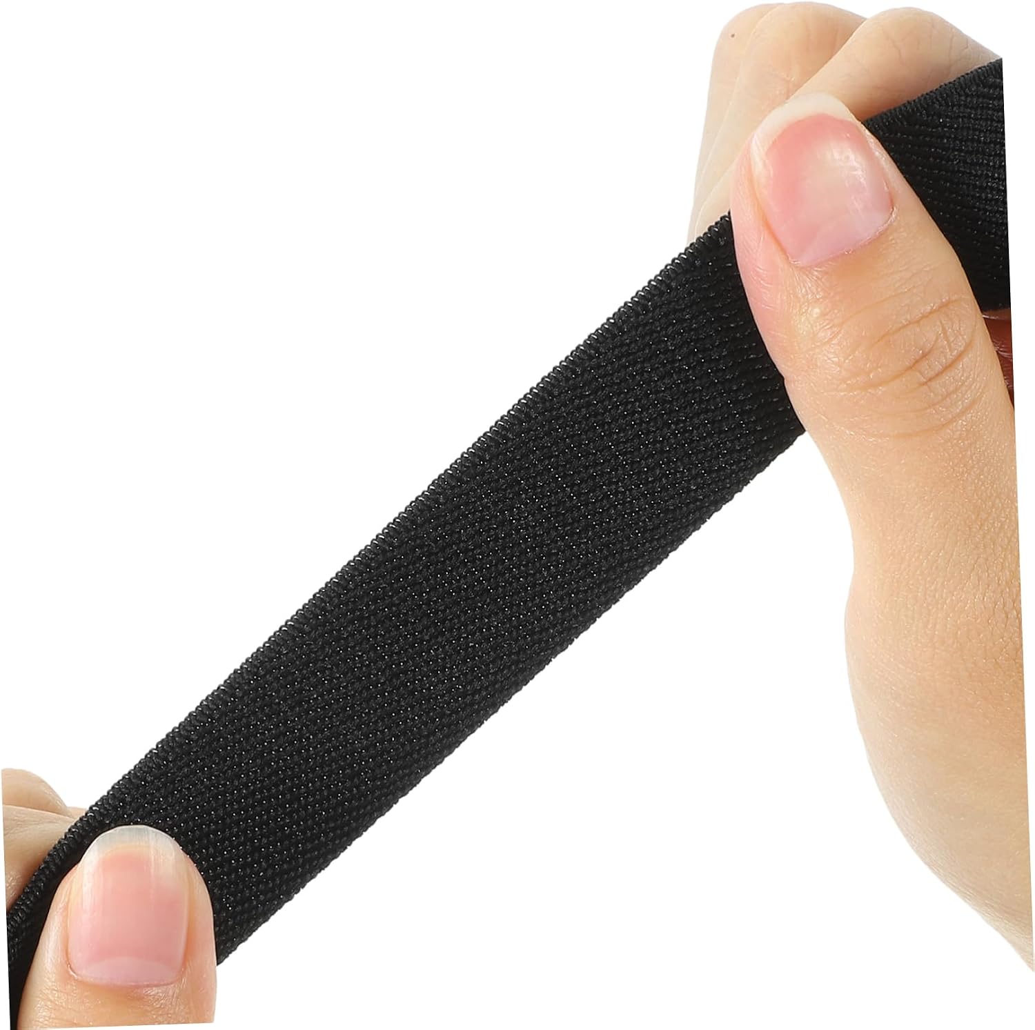 2pcs Buckle Waist Belt Elastic Adjustable Girl Decorative Waistband for Black Accessories