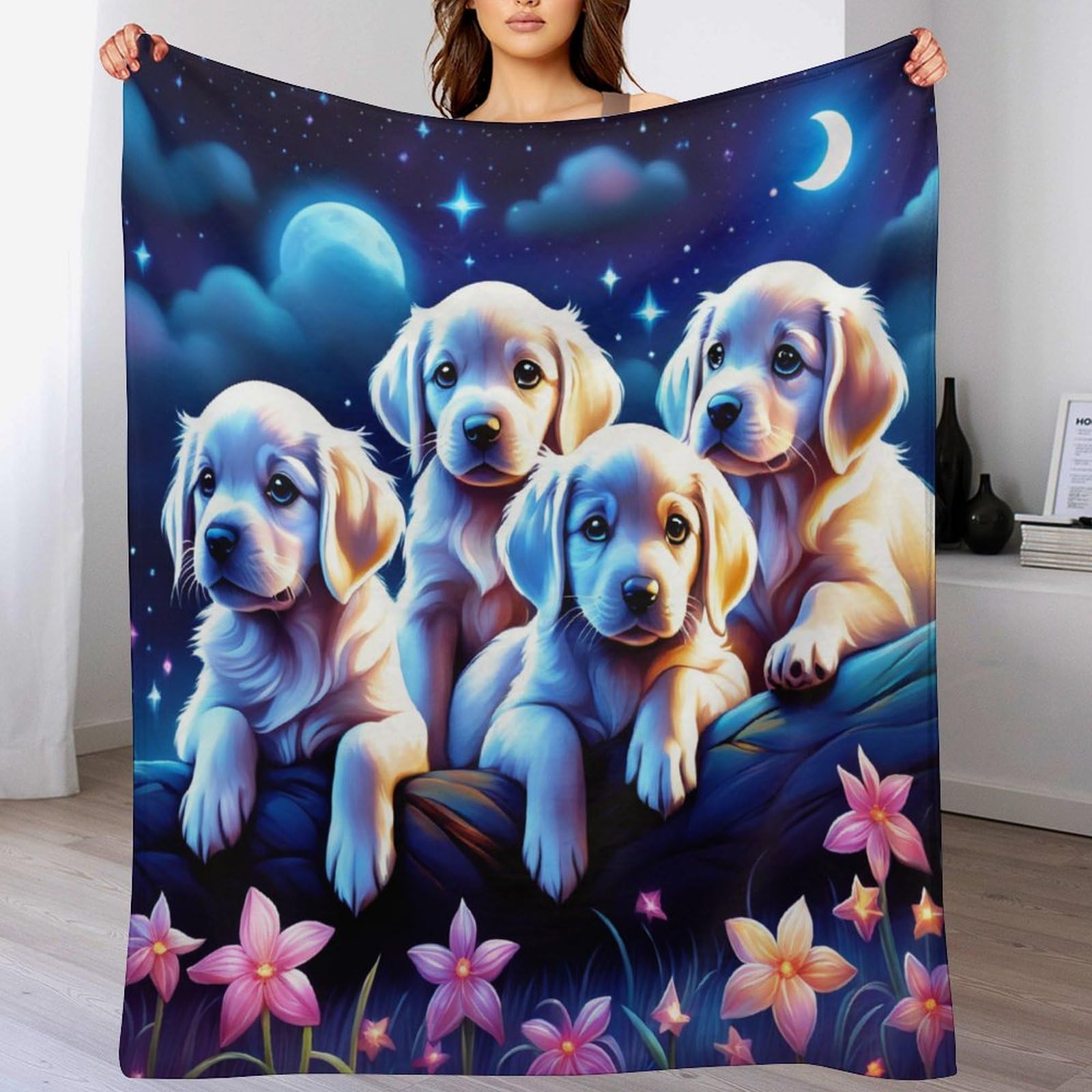 Couverture polaire de haute qualité plaid chien en flanelle épaisse et durable