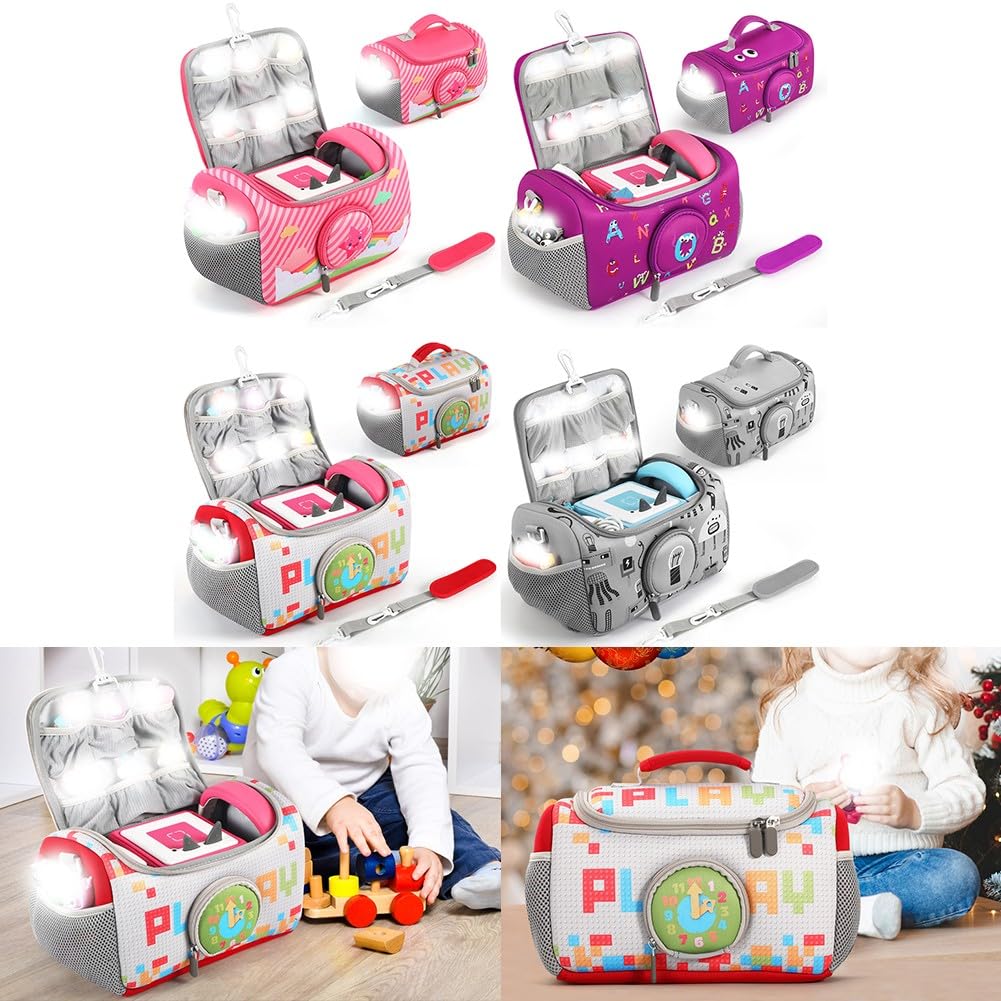 Étui de transport pour kit de démarrage Toniebox, sac de rangement pour lecteur audio Toniebox, boîte de transport pour accessoires Toniebox, sac de transport pour lecteur audio Toniebox et écoute