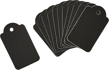 Kaisercraft Lucky Dip Chalkboard Tags 1 Scallop 1.5 x 2.75-inch, Acrylic, Multicolour, 6.85x11.43x0.55 cm