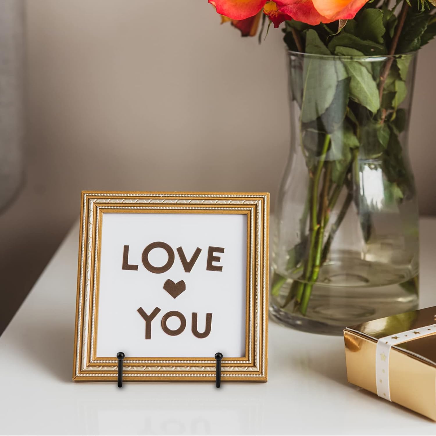 Hoteam 20 Pack Plate Stands for Display, 10 Pcs 4 Inch Metal Frame Plate Holder Display Stand and 10 Pcs 6 Inch Easel Rack for Pictures Photo Decorative Dish Collectibles Tabletop Art(Black) - Image 4