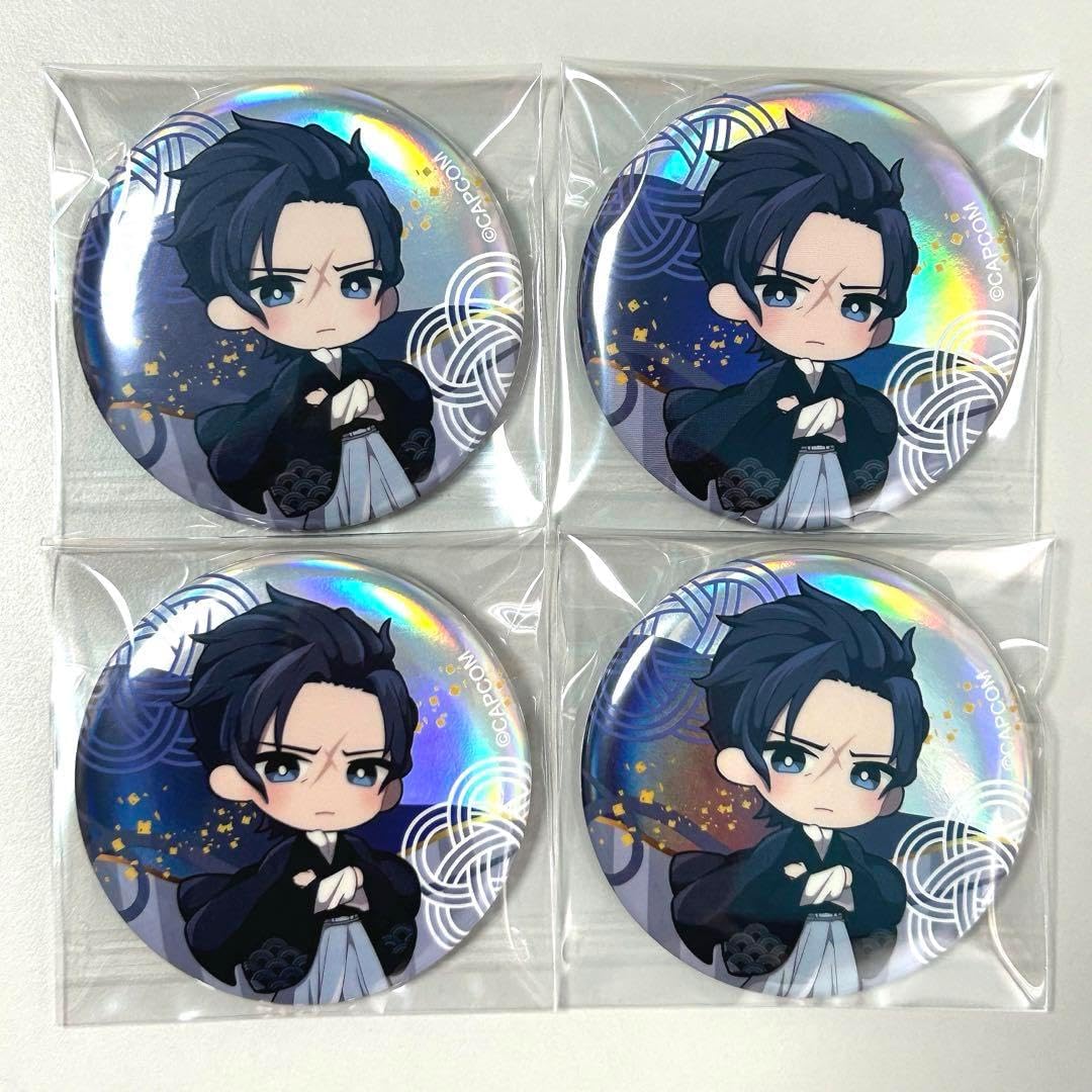 逆転裁判　カプコンカフェ　バンジークス　ホログラム缶バッジ 逆転裁判 バンジークス ホログラム缶バッジ 逆転裁判 カプコンカフェ