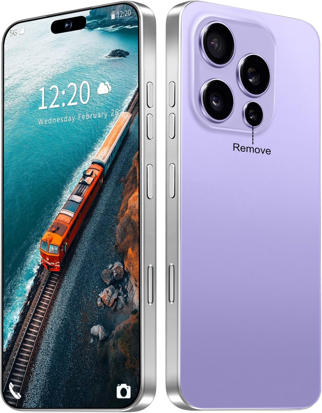 Huness 16PROMA X Smartphone Unlocked Cell Phone,6.99″ HD Screen Unlocked Phone,16+512GB Android 14 with 128GB Memory Card,Face ID/Dual SIM/5G/Fingerprint Button Unlock/Photos/GPS (Purple, 16+512G) Huness 16PROMA X Smartphone Unlocked Cell Phone,6.99″ HD Screen Unlocked Phone,16+512GB Android 14 with 128GB Memory Card,Face ID/Dual SIM/5G/Fingerprint Button Unlock/Photos/GPS (Purple, 16+512G)