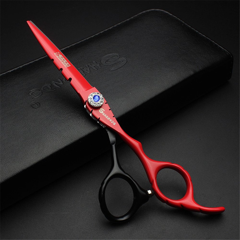 Tijeras profesionales de peluquería de 15,24 cm de 440C de corte y adelgazamiento de pelo (juego de tijeras)