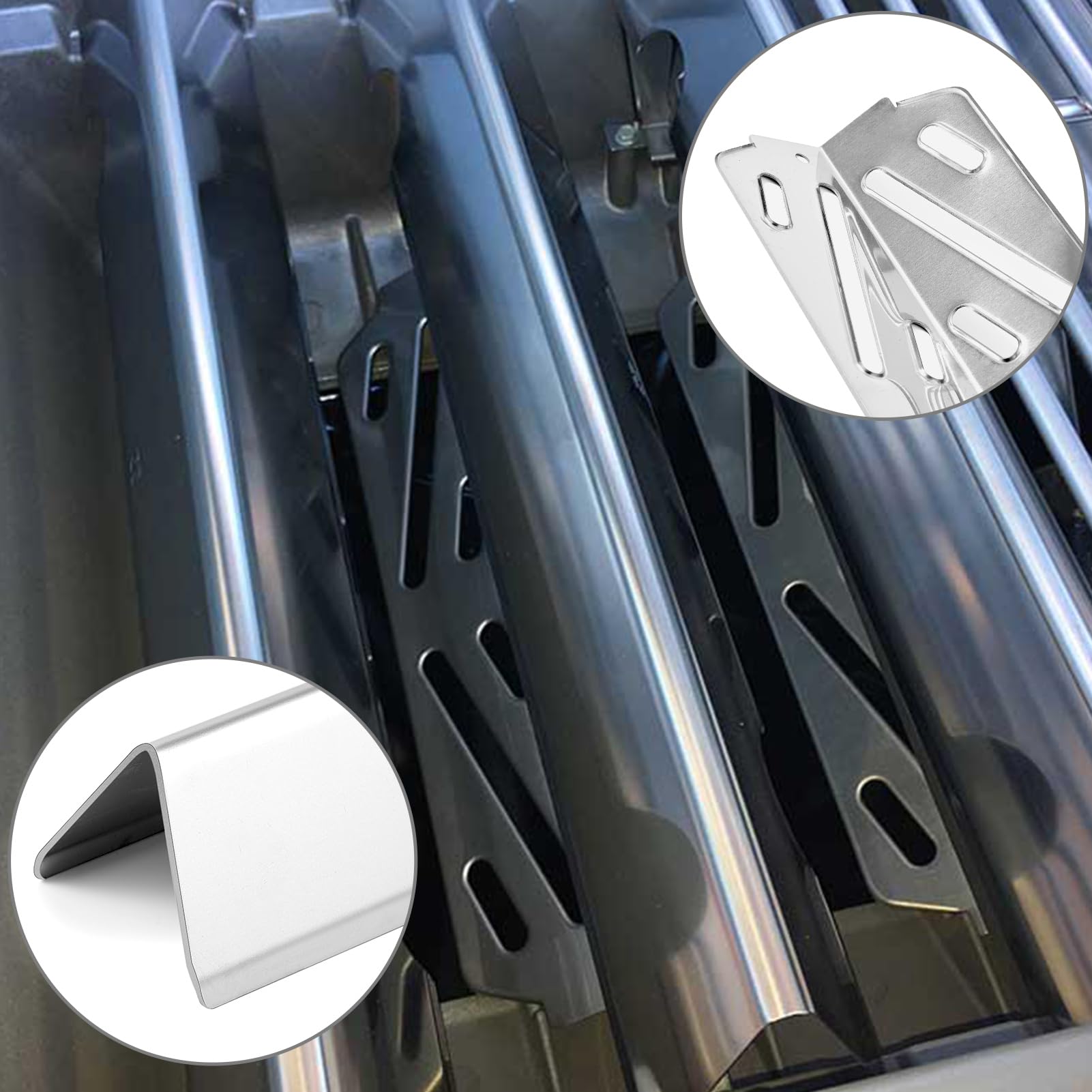 genesis II Grill-Ersatzteile Flavorizer Bars Hitzeschutz für Weber E-210 S-210 GS4 Grillteile LX E-240 S-240 Grillteil 66794 Flavor Bars 66039