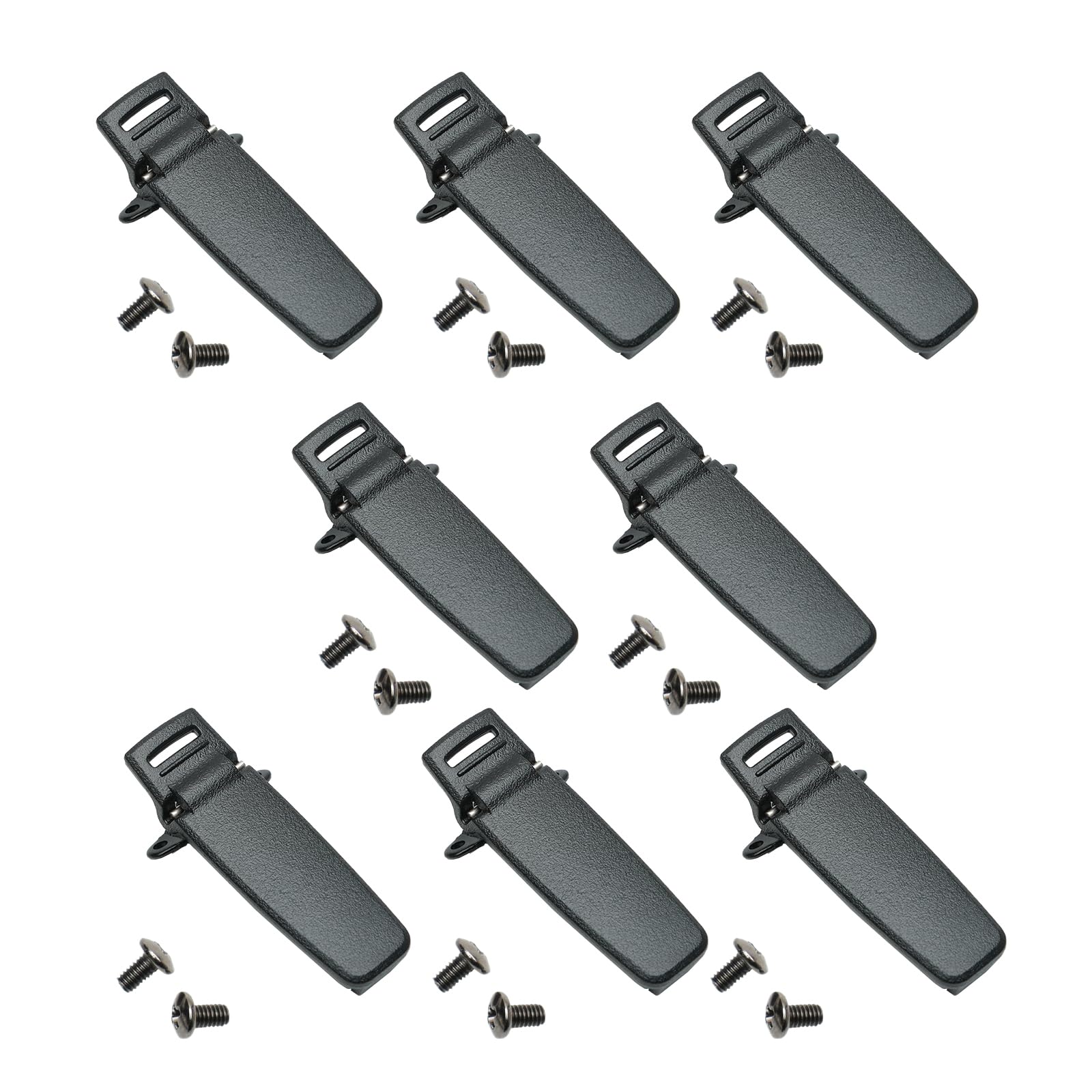 Sarcia 8 Pack Belt Clip for TYT MD-380 MD-280 DM-280 Plus DP-290 Two Way Radio Accessories, Durable Walkie Talkie Belt Clips with Screws