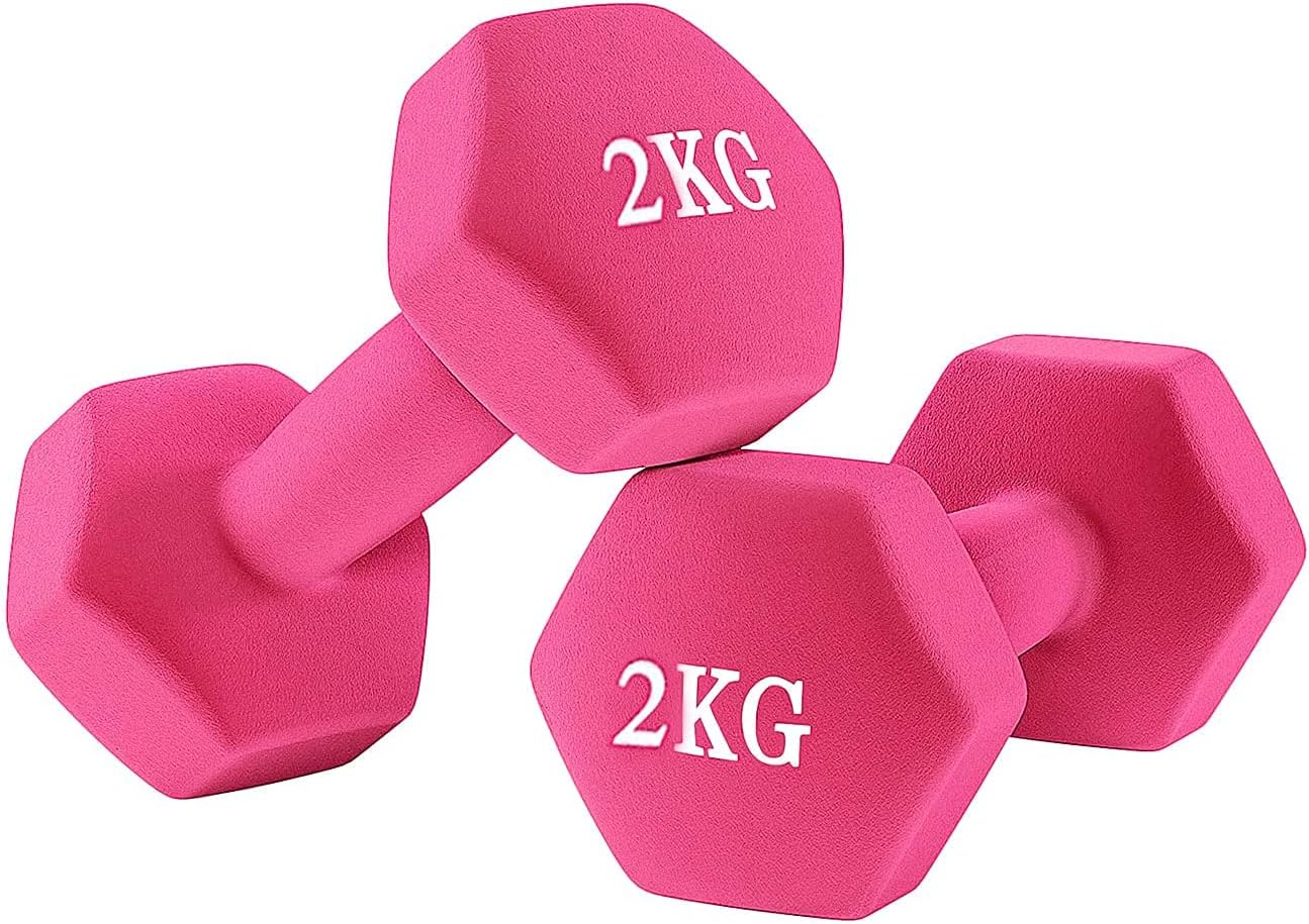 ダンベルカラーダンベル 握りやすい 無臭素材 軽量 筋トレ ダイエット 鉄アレイ ソフトコーティング 001 Faz