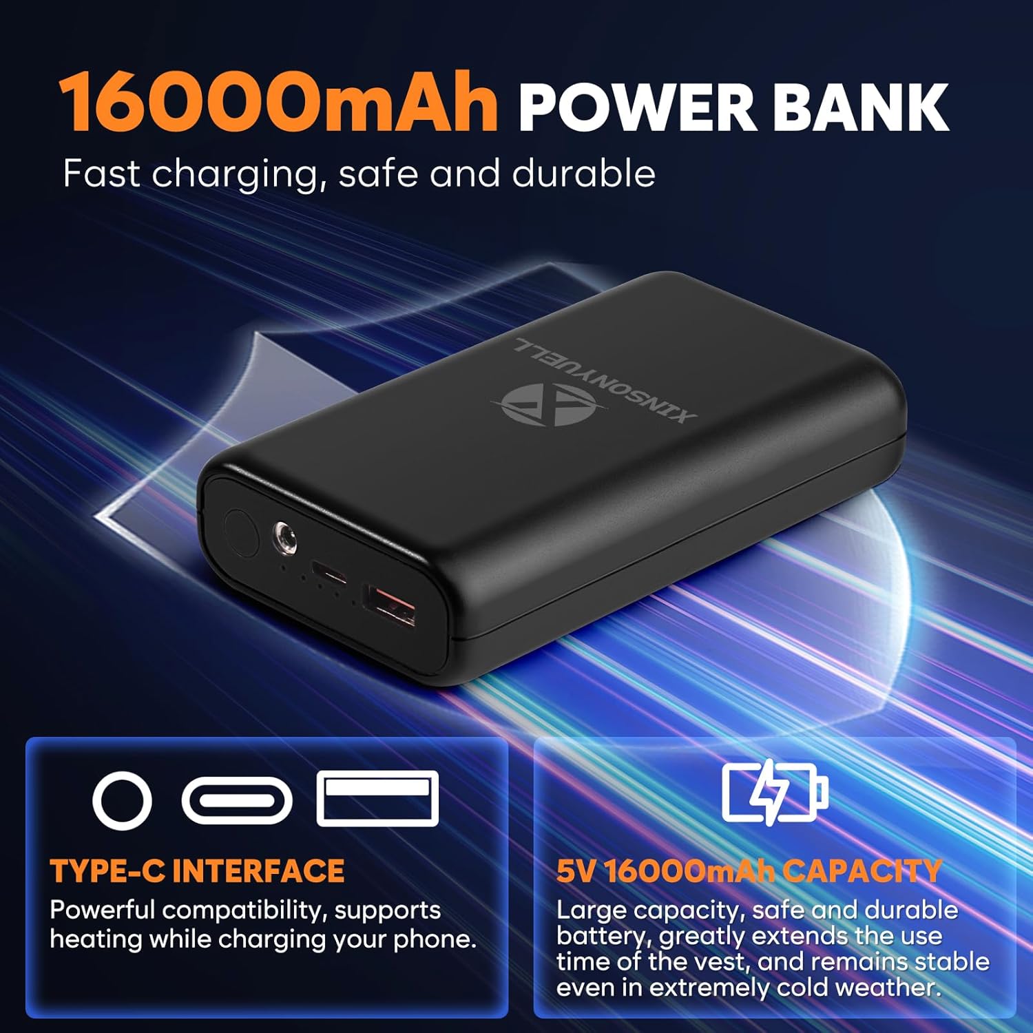 Heated Jackets for Women with 16000mAh Battery Pack Included, 15 Heating Zones Lightweight Soft Fleece Electric Heated Vest